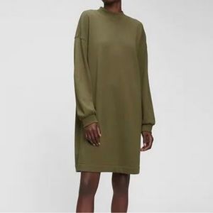 Gap Factory Mock Neck Sweatshirt, Olive Green - Sz Sm